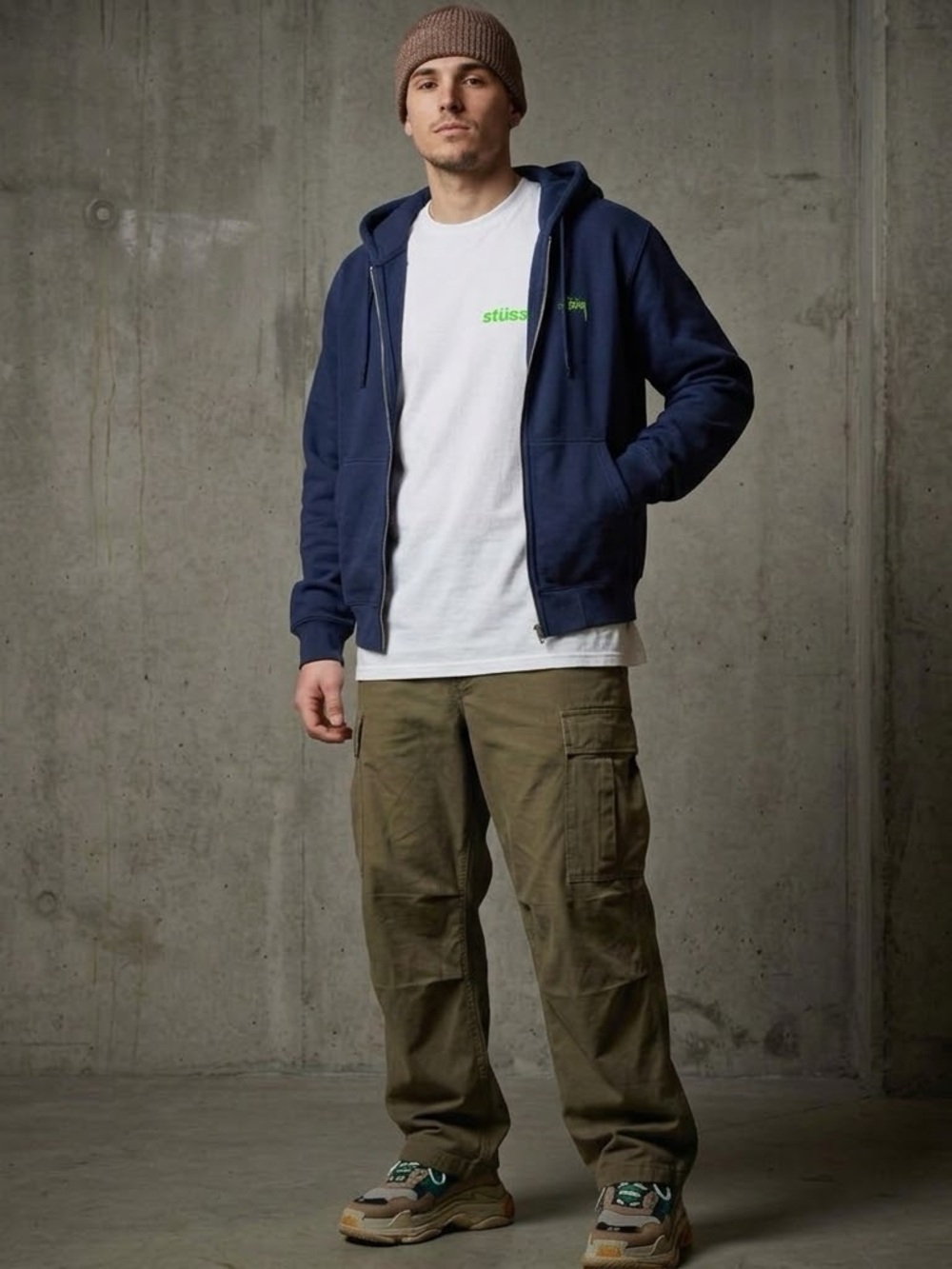 🆕 STUSSY T shirt NWT XL “ Stüssy Stacked T “ deadstock limited release exclusive - Picture 5 of 10